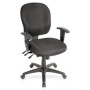 Lorell LLR33100 Adjustable Waterfall Design Task Chairs in Black