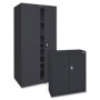 Lorell Steel Storage Cabinets in Black