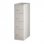 Lorell 4-Drawer Vertical File with Lock 15" x 26-1/2" x 52" Putty LLR60193