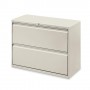 Lorell Lateral File 2-Drawer 36" x 18-5/8" x 28-1/8" Gray LLR60448