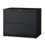 Lorell LLR60449 Hanging File Drawer Lateral Files in Charcoal Gray