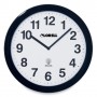 Lorell Wall Clock 12" Arabic Numerals White Dial/Black Frame LLR60997