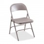 Lorell Folding Chairs Steel Seat 19-3/8" x 18-1/4" x 29-5/8" 4/CT BG LLR62500