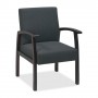 Lorell Guest Chairs 24" x 25" x 35-1/2" Mahogany/Charcoal LLR68551