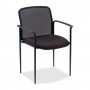 Lorell Reception Side Chair 23-3/4" x 23-1/2" x 33" Black LLR69506