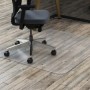 Lorell LLR69706 Rectangular Hard Floor No-lip Chairmat in Clear
