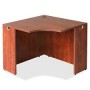 Lorell LLR69871 Essentials Series Corner Desk in Cherry