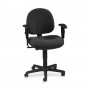 Lorell Adjustable Task Chair 24" x 24" x 33"-38" Black LLR80004
