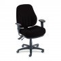 Lorell Multi-Task Chair High-Back 26-7/8" x 26" x 39"-42-1/2" Black LLR81103