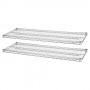 Lorell LLR84186 Industrial Wire Shelving Starter Extra Shelves in Chrome