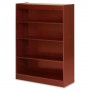 Lorell 4 Shelf Panel Bookcase 36" x 12" x 48" Cherry LLR89052