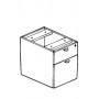 Regency LPBF22MH Legacy Box File Pedestal in Mahogany (Default)