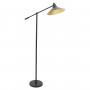 LumiSource LS-L-PADFL BK Paddy Floor Lamp in Black and Gold
