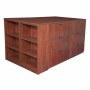 Regency LS2LFSCSD8546CH Legacy Stand Up 2 Lateral File and Desk Quad with Bookcase End in Cherry