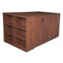 Regency LSSCQUAD8546CH Legacy Stand Up Storage Cabinet Quad with Bookcase End in Cherry
