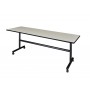 Regency MKFT8424PL Kobe 84" Flip Top Mobile Training Table in Maple