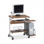 Mayline PC Desk Cart 5 Casters 36-1/2" x 19-1/4" x 31" Medium Cherry MLN946MEC