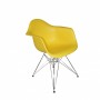 Mod Made MM-PC-018-Yellow Paris Tower Arm Chair Chrome Leg 2-Pack
