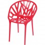 Mod Made MM-PC-069-Red Branch Chair 2-Pack