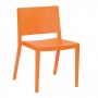 Mod Made MM-PC-071-Orange Elio Chair 2-Pack