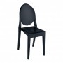 Mod Made MM-PC-089-Black Louie Armless Chair