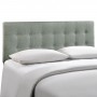 Modway MOD-5172-GRY Emily Full Fabric Headboard in Gray