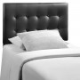 Modway MOD-5177-BLK Emily Twin Vinyl Headboard in Black