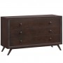 Modway MOD-5241-CAP Tracy Wood Dresser in Cappuccino