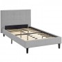 Modway MOD-5422-LGR Linnea Twin Bed in Light Gray