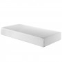 Modway MOD-5487-WHI Aveline 10" Twin Mattress in White