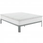 Modway MOD-5573-WHI Relax Queen 2" Gel Memory Foam Mattress Topper in White