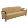 Officestar MST53-C28 Main Street Sofa in Woven Wheat