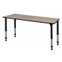 Regency MT6030BEAPBK Kee 60" x 30" Height Adjustable Classroom Table in Beige