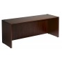 Boss Desk Shell, 71 inch W X 36 inch D, Mahogany N101-M