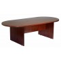 Boss 71W X 35D Race Track Conference Table, Mahogany N135-M