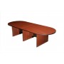 Boss 10Ft Race Track Conference Table - Mahogany N137-M