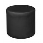 Regency N6262BK Logan Round Ottoman in Black