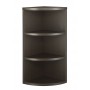 Office Star NAP-253-ESP Napa 36" Quarter Round Open Hutch in Espresso