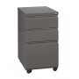 Office Star PTC22BBF-M 22" Closed Top Pedestal with Casters - File in Med Tone