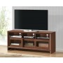 Techni Mobili RTA-8811-HRY Contemporary Hickory 65" TV Stand in Hickory