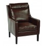 Office Star SB257-BD24 Colson Arm Chair in Cocoa