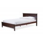 Wholesale Interiors SB338-Twin Bed-Cappuccino Schiuma Contemporary Twin-Size Bed