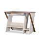 Baxton Studio SD-01-Oak Rhombus Writing Desk