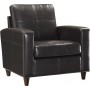 Office Star Furniture Lounge Seating Espresso Eco Leather Club Chair with Espresso Finish Legs SL2811-EC1
