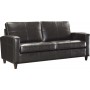 Office Star Furniture Lounge Seating Espresso Eco Leather Sofa with Espresso Finish Legs SL2813-EC1
