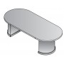 Office Star SON-35 Sonoma Conference Table 6 Feet