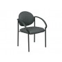 Officestar STC3410-B Stack Chairs with Arms in Custom B Grade Fabric