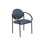 Officestar STC3410-C Stack Chairs with Arms in Custom C Grade Fabric