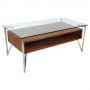 Lumisource TB-HVR-CT WL Hover Coffee Table in Walnut