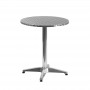 Flash Furniture TLH-052-1-GG 23.5" Round Aluminum Indoor-Outdoor Table with Base